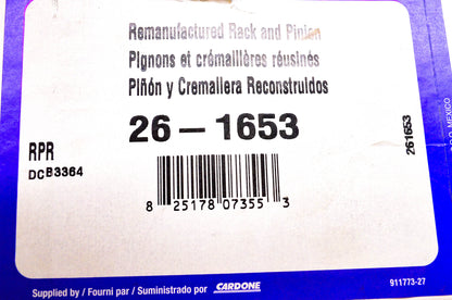 Carquest 26-1653 Remanufactured Rack & Pinion NOS