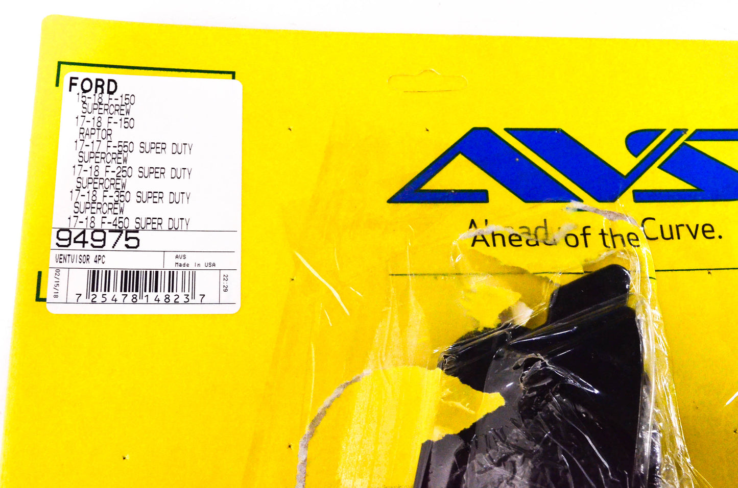 AVS 94975 Window Vent Shade Kit NOS