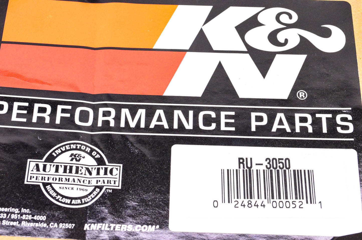 K&N RU-3050 Air Filter NOS