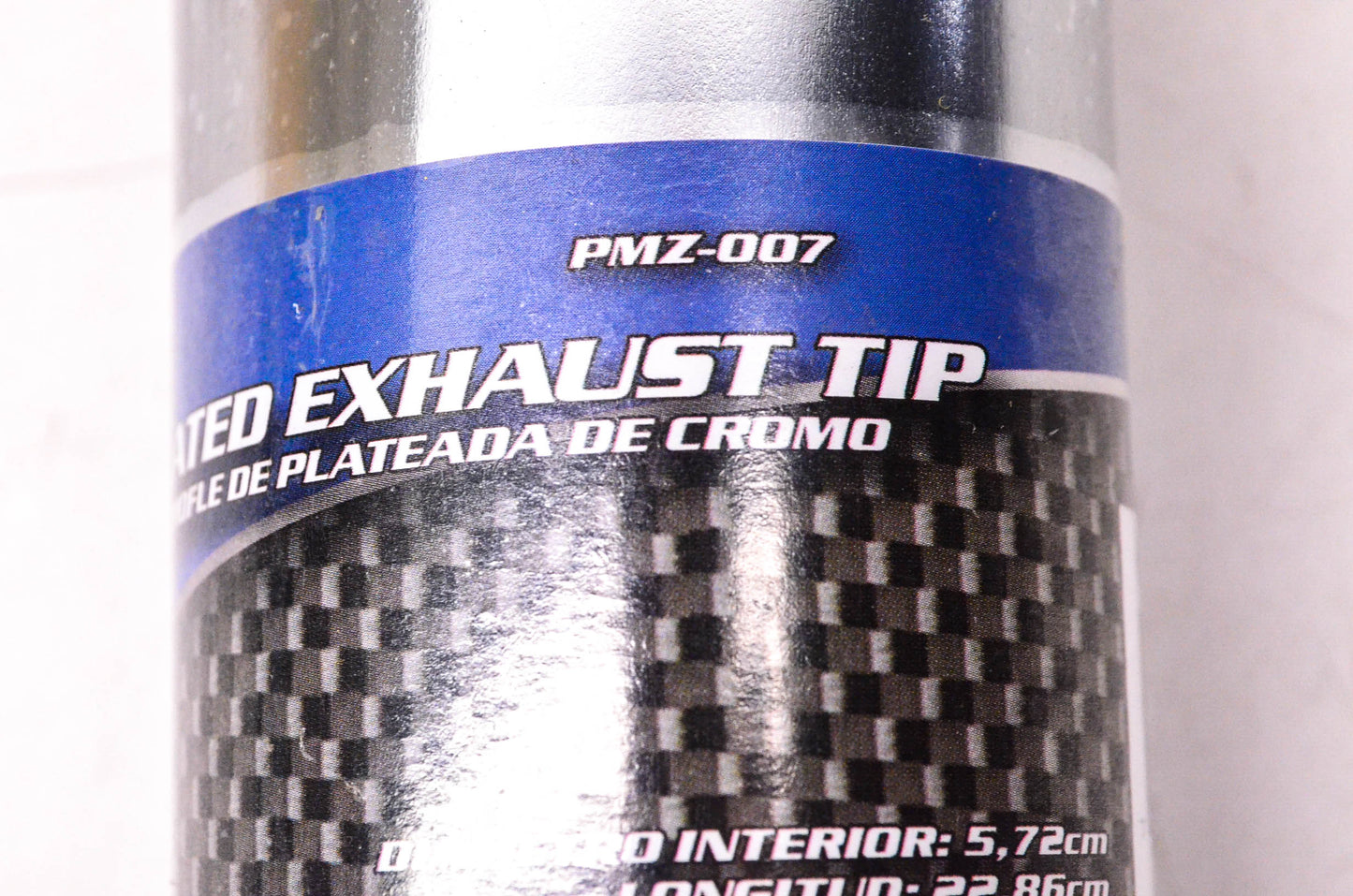 Pilot Motorsports PMZ-007 Chrome Plated Exhaust Tip NOS