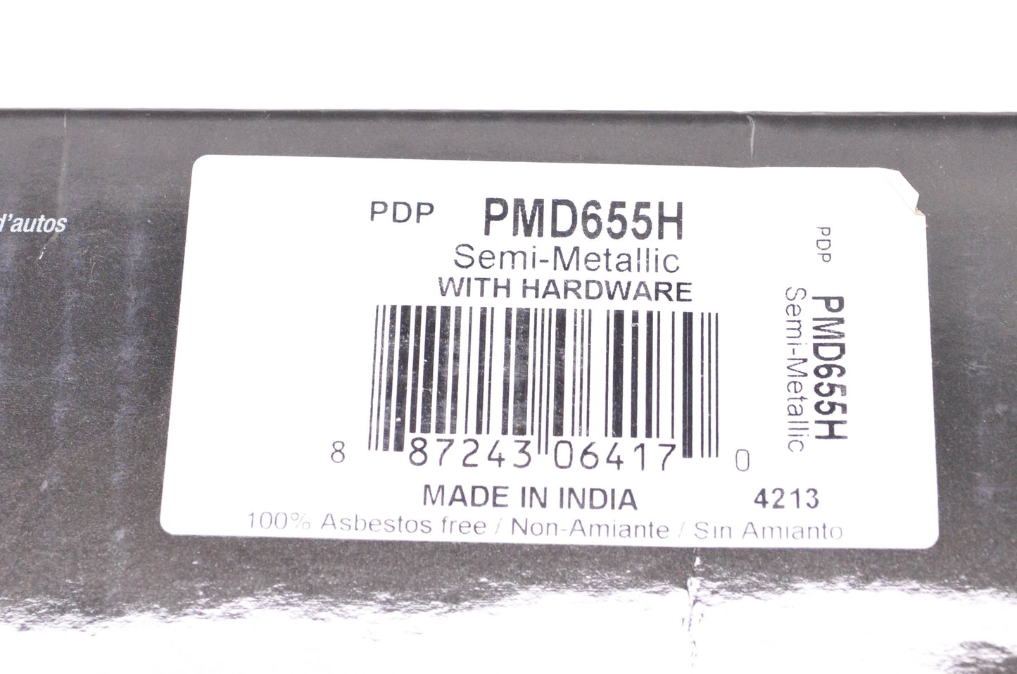 Carquest PMD655H Semi-Metallic Disc Brake Pad Kit NOS