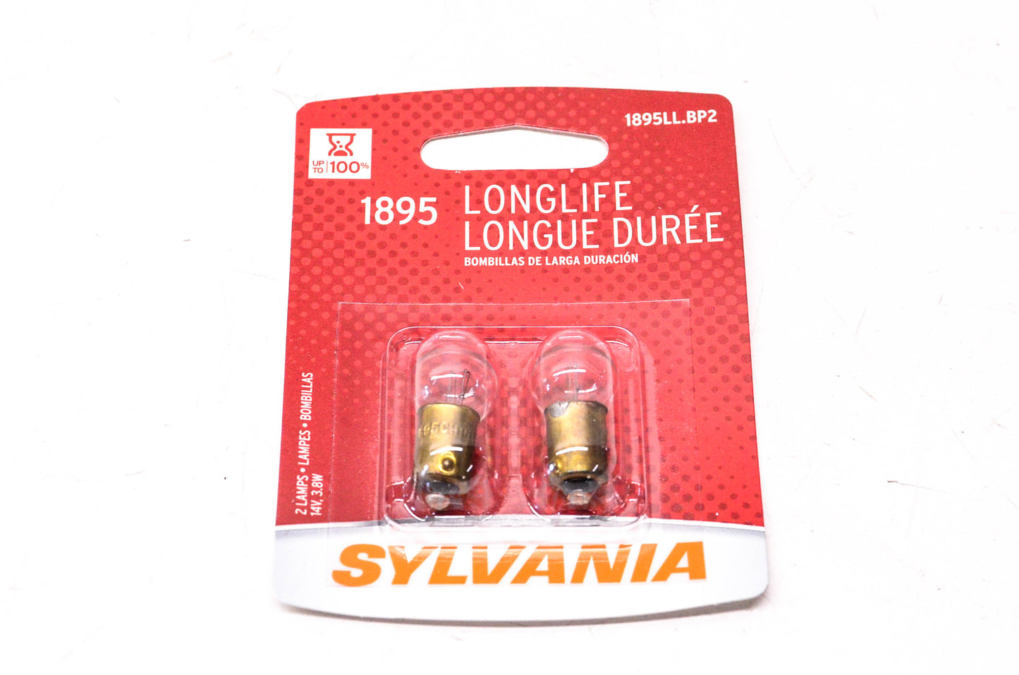 Sylvania 1895LL.BP2 Sylvania Longlife Lamps QTY 2 NOS