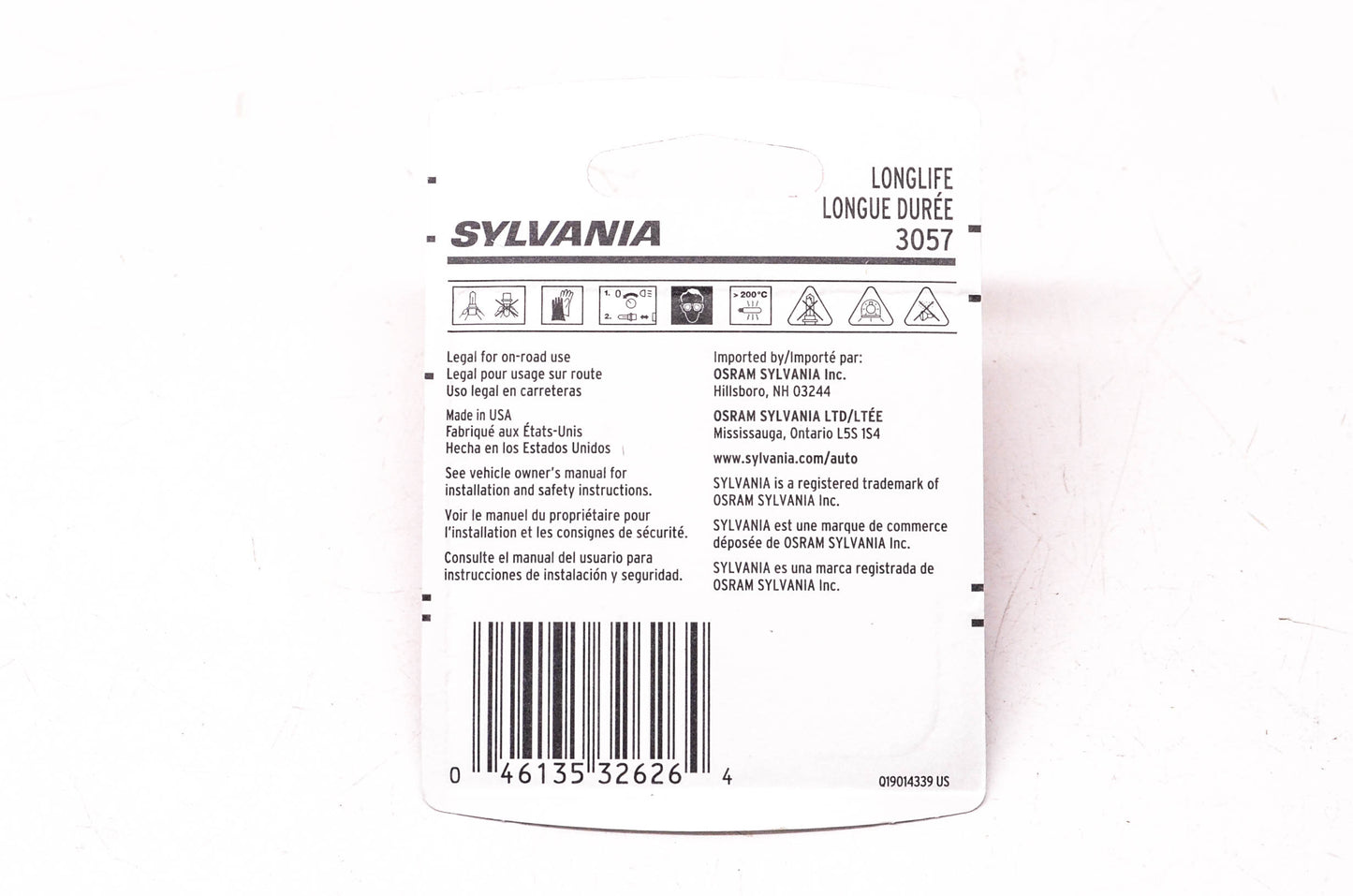 Sylvania 3057LL.BP2 Sylvania Longlife Lamps NOS