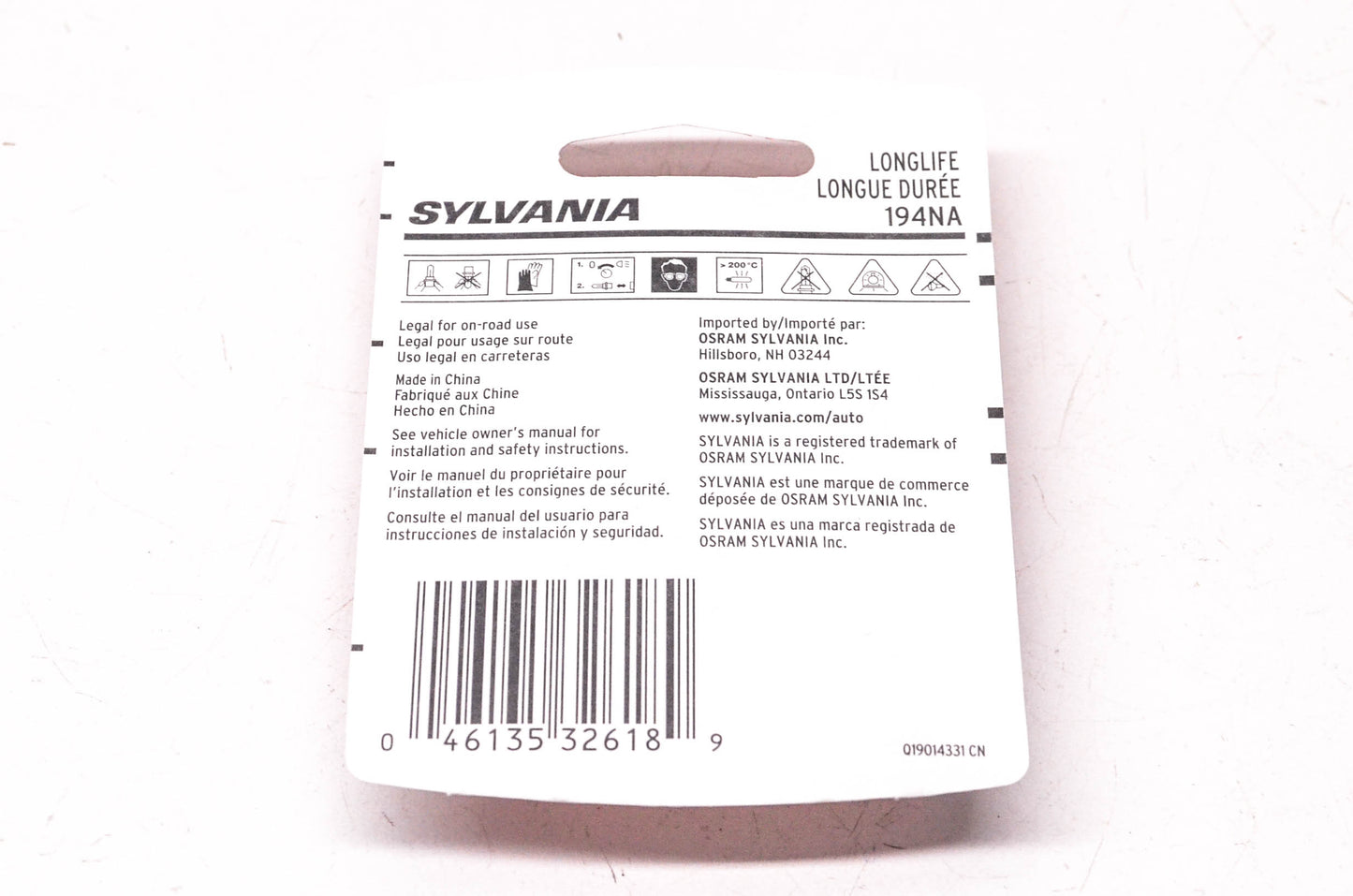 Sylvania 194NALL.BP2 Sylvania Longlife Lamps NOS