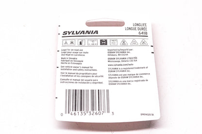 Sylvania 6418LL.BP2 Sylvania Longlife Lamps NOS
