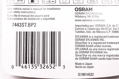 Sylvania 7443ST.BP2 Sylvania Silverstar Lamps NOS