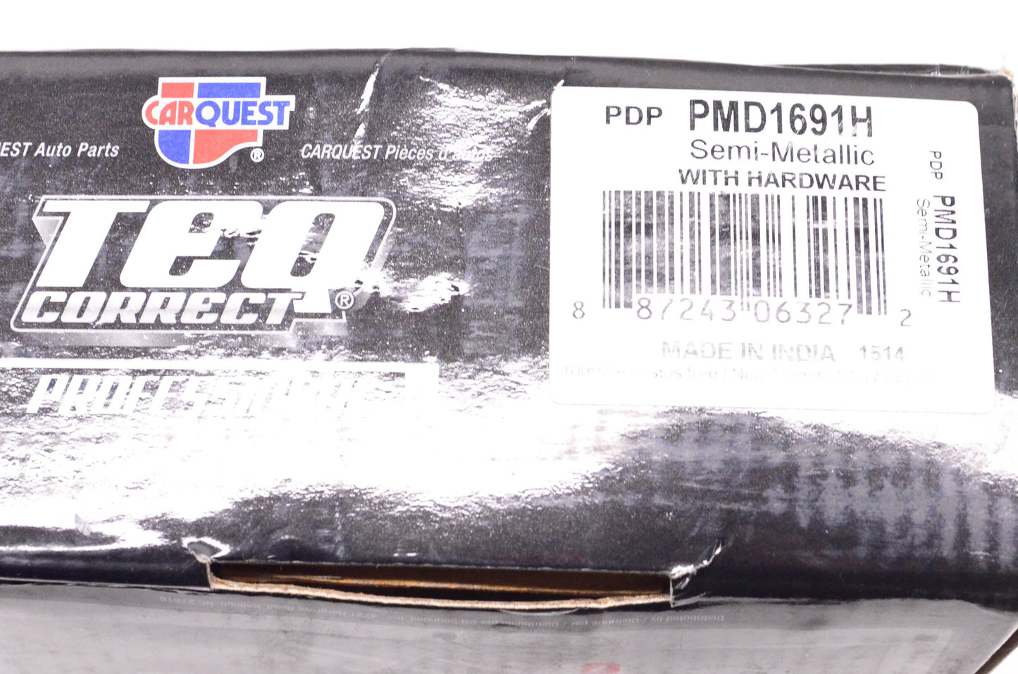 Carquest PMD1691H Semi-Metallic Disc Brake Pad Kit NOS
