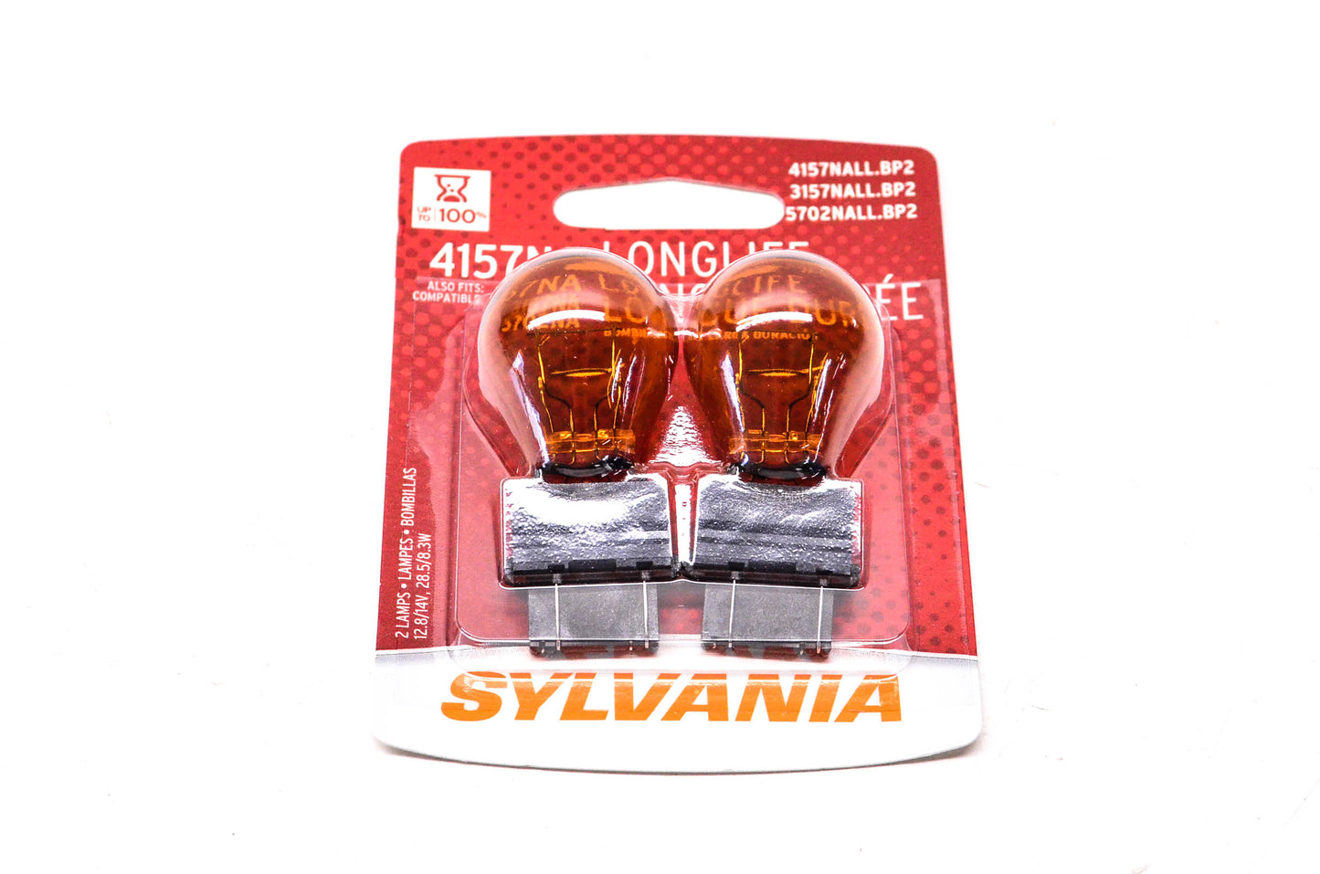 Sylvania 4157NALL.BP2, 3157NALL.BP2, 5702NALL.BP2 Sylvania Longlife Lamps NOS