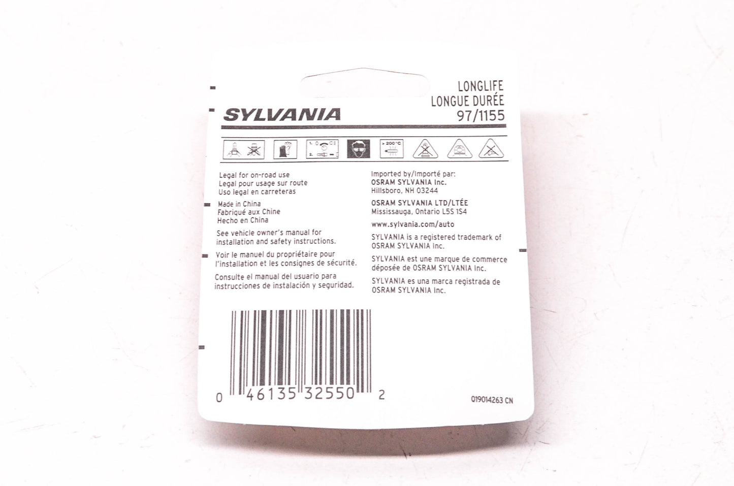Sylvania 97LL.BP2, 1155LL.BP2 Sylvania Longlife Lamps NOS
