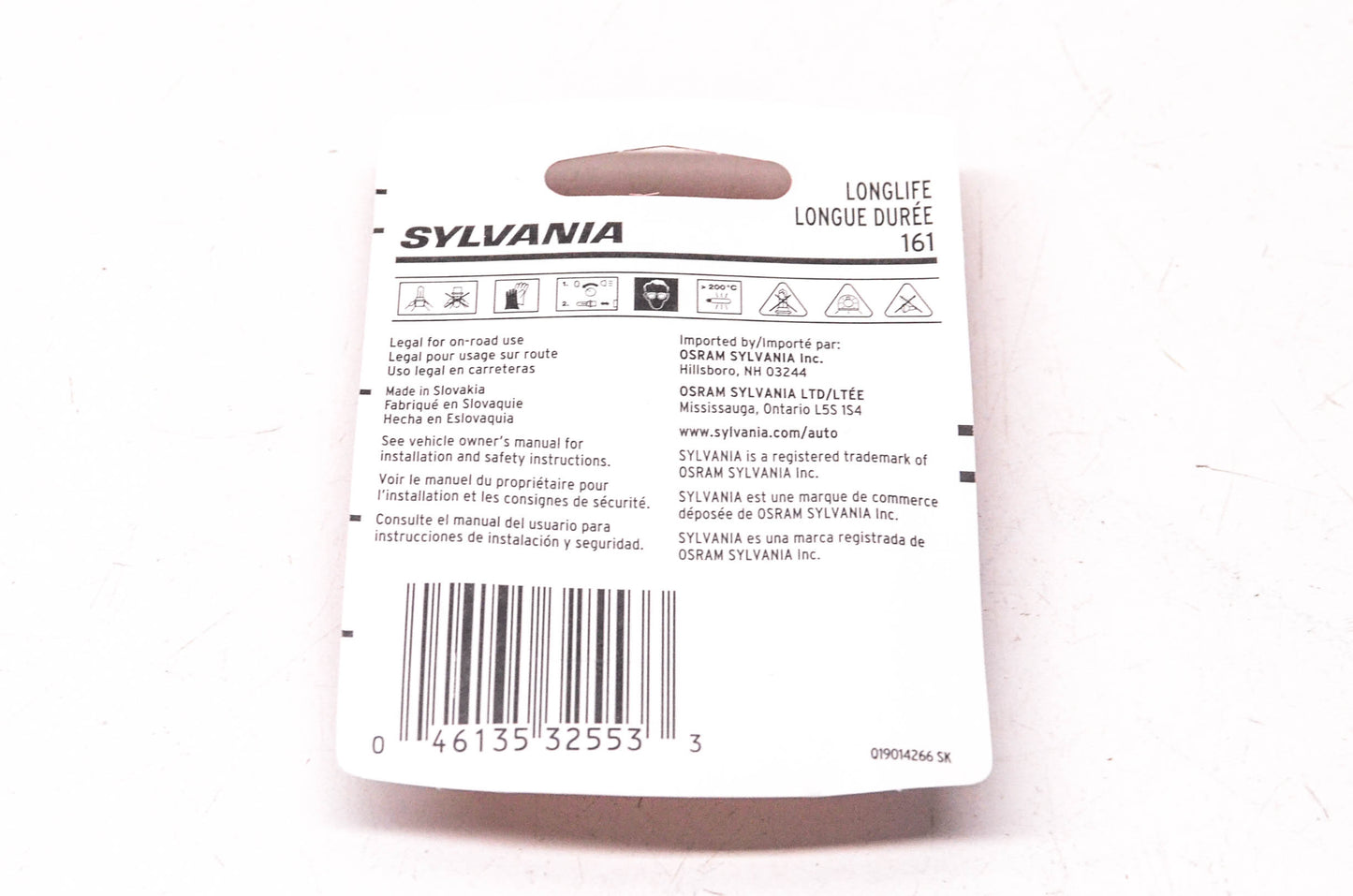 Sylvania 161LL.BP2 Sylvania Longlife Lamps NOS