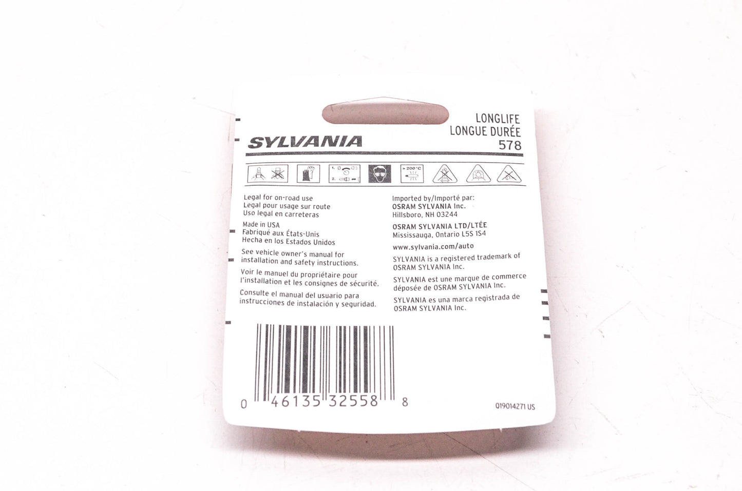 Sylvania 578LL.BP2 Sylvania Longlife Lamps NOS