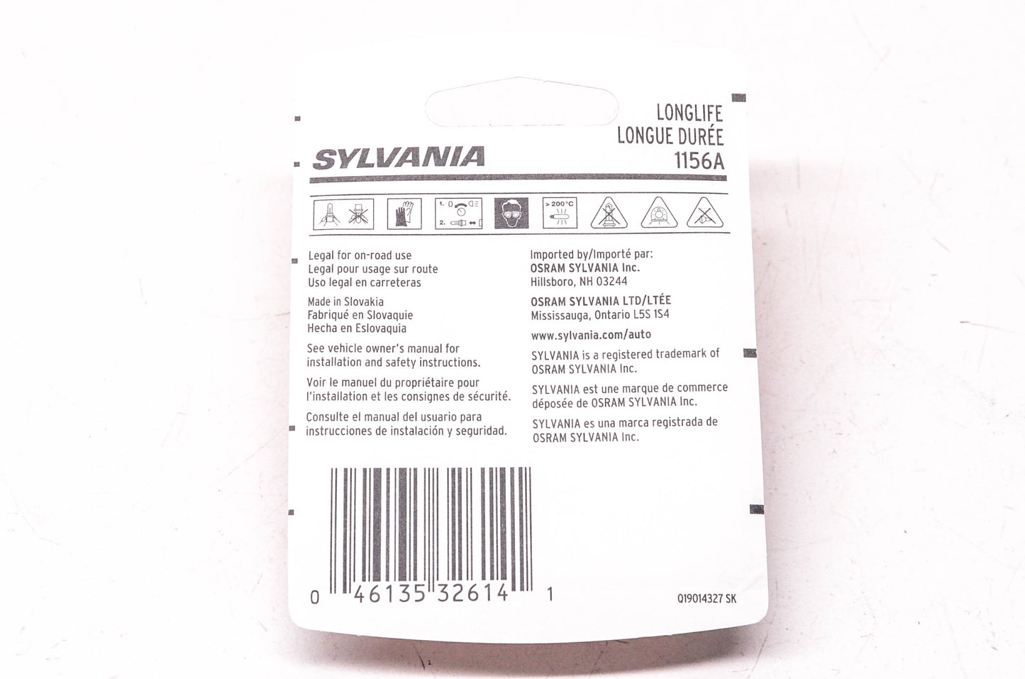 Sylvania 1156ALL.BP2 Sylvania Longlife Lamps NOS