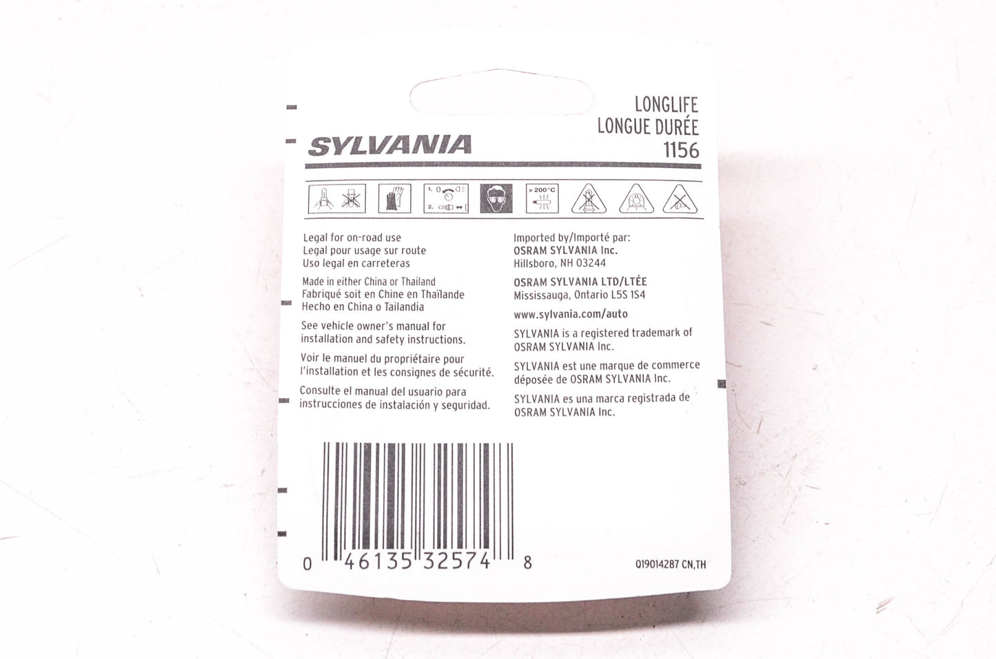 Sylvania 1156LL.BP2 Sylvania Longlife Lamps NOS