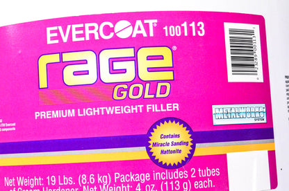 Permatex 100113 Rage Gold Premium Lightweight Filler NOS