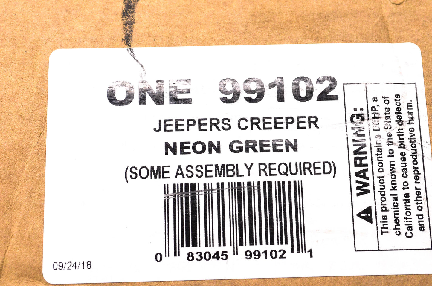 Lisle 99102 Neon Green Low Profile Creeper NOS