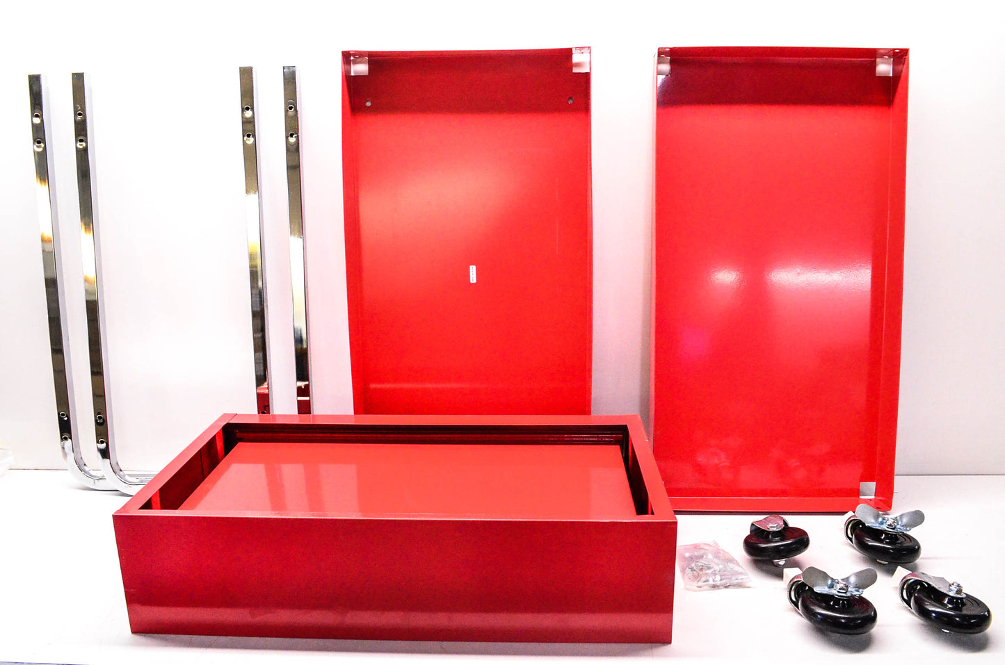 Performance Tool W54004 2 Shelf Utility Car W/ Locking Drawer NOS