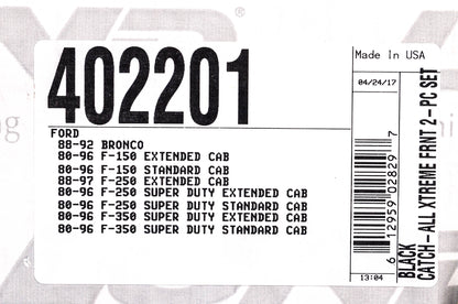 Lund 402201 Catch-All Xtreme Floor Liner Kit NOS