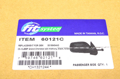 Fit System 05-10 Jeep Grand Cherokee Passenger's Side View Mirror NOS