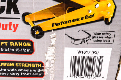 Performance Tool W1617, W1617(v3) 3 Ton Service Jack NOS