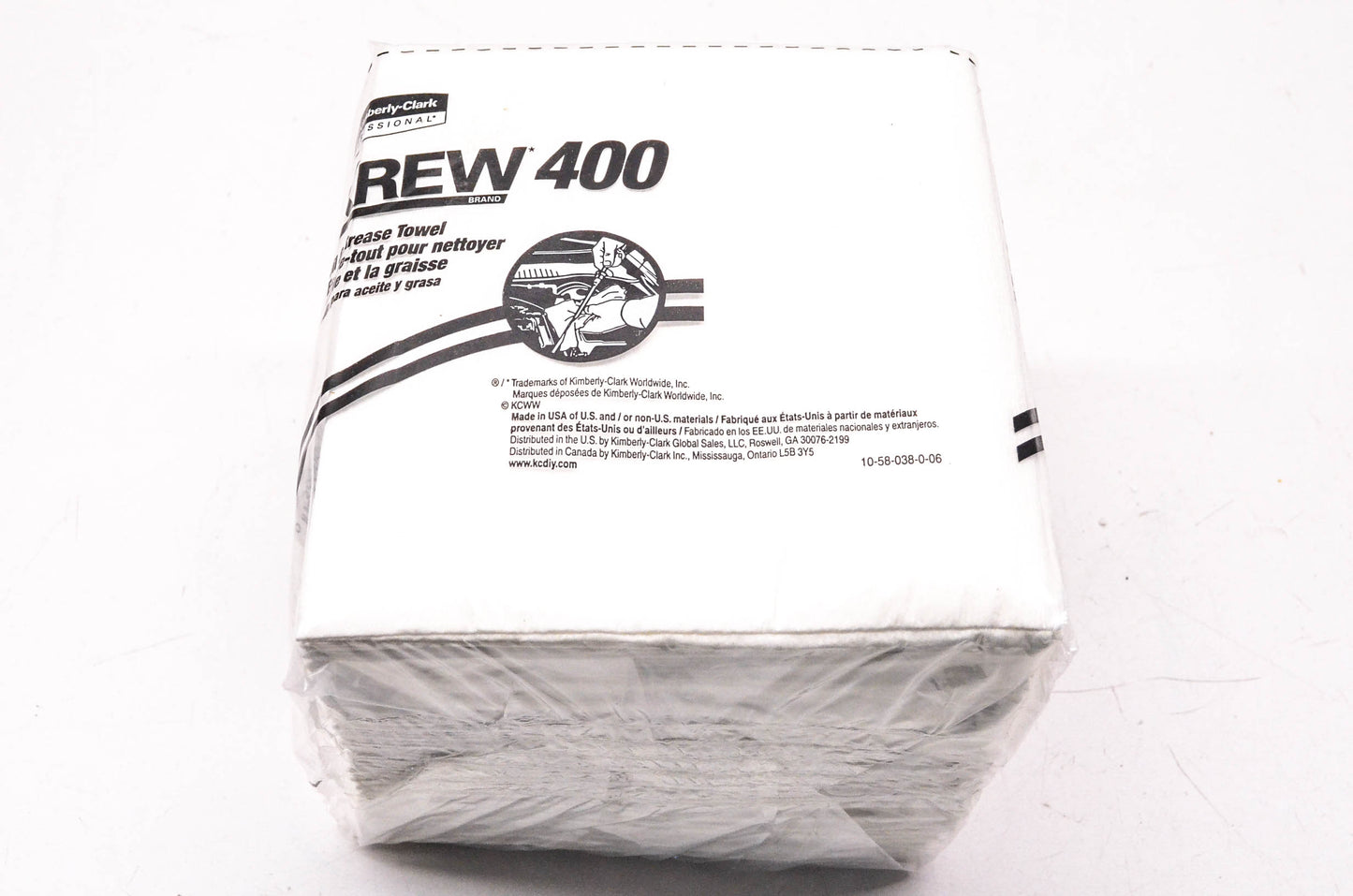 Kimberly-Clark 33036 56 Count Oil & Grease Towels NOS
