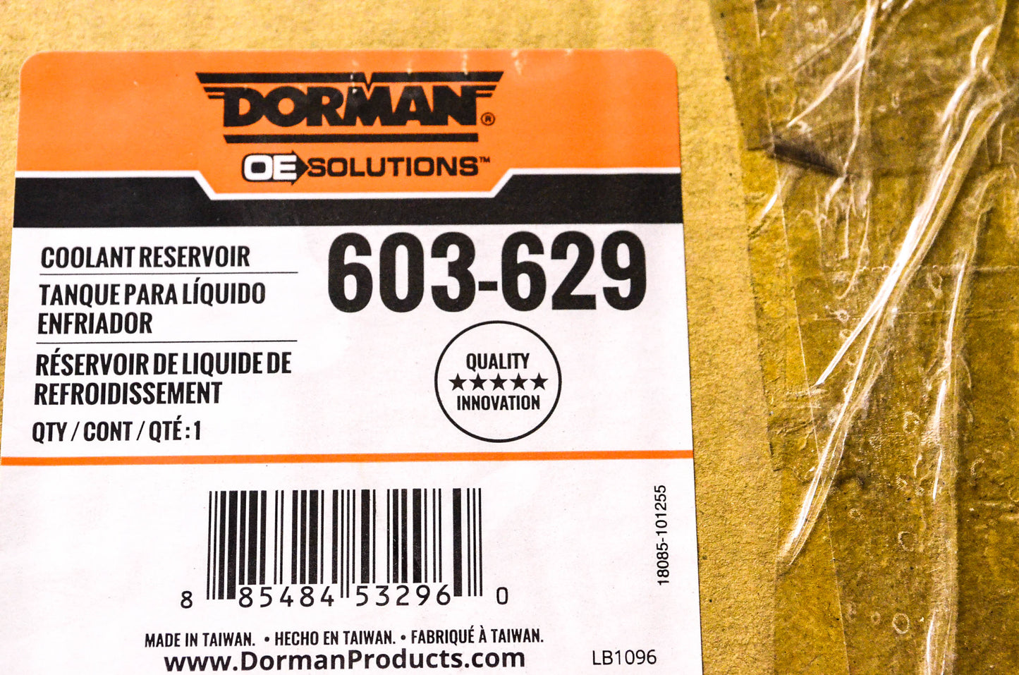 Dorman 603-629 Coolant Reservoir NOS