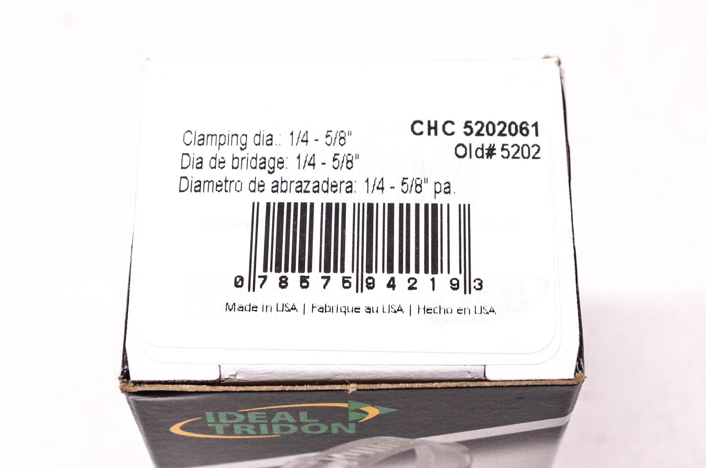 Ideal Tridon CHC 5202061, 5202 1/4"-5/8" Hose Clamps Qty 10 NOS