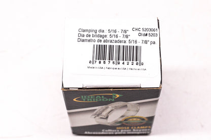 Ideal Tridon CHC 5203061, 5203 5/16"-7/8" Hose Clamps Qty 10 NOS