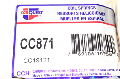 Carquest CC871, CC19121 Rear Coil Springs Kit NOS
