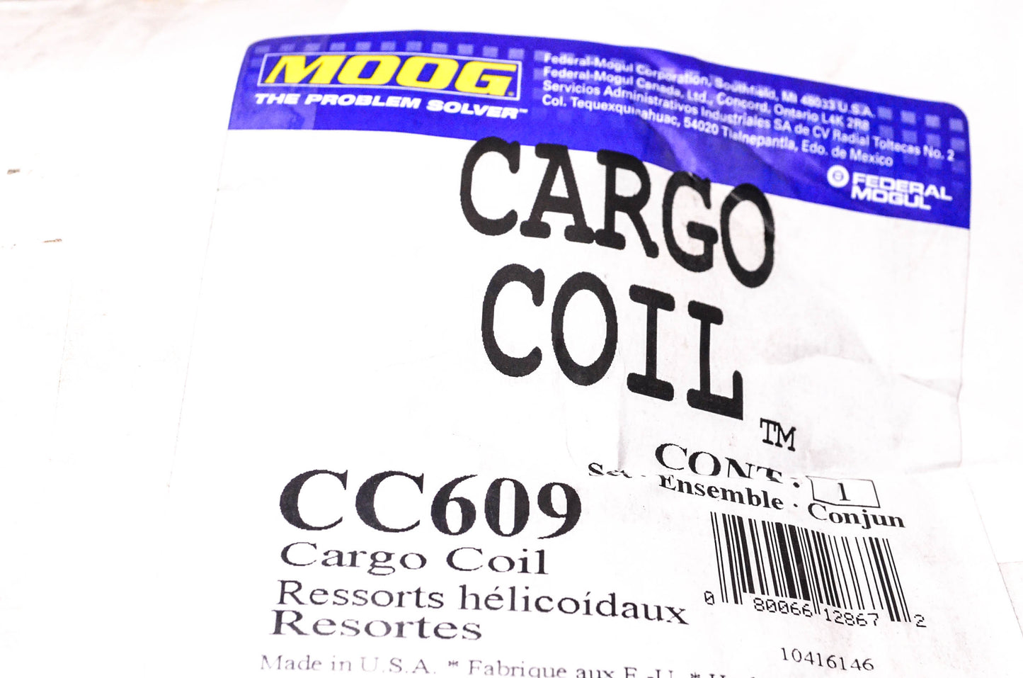 Moog CC609 Cargo Coils Kit NOS