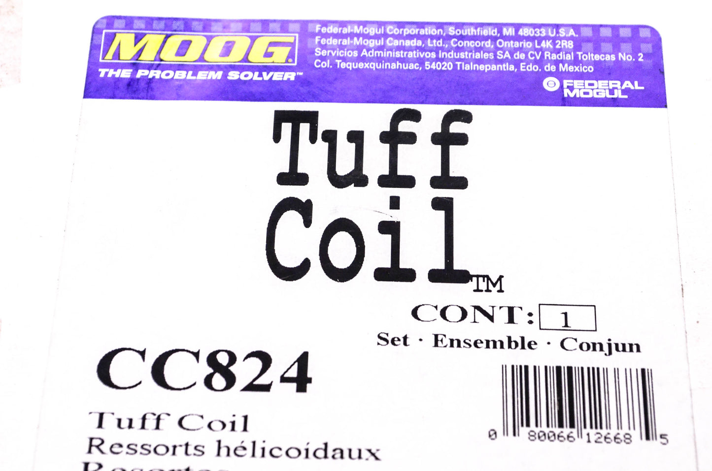 Moog CC824 Tuff Coil Kit NOS