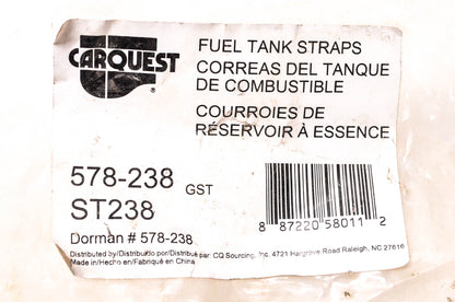Carquest 578-238, ST238 Fuel Tank Straps Qty 2 NOS