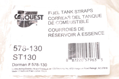 Carquest 578-130, ST130 Fuel Tank Straps Qty 2 NOS