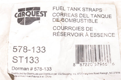Carquest 578-133, ST133 Fuel Tank Straps Qty 2 NOS
