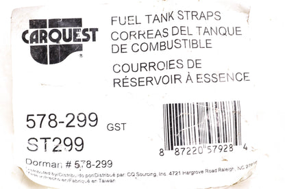 Carquest 578-299, ST299 Fuel Tank Straps Qty 2 NOS