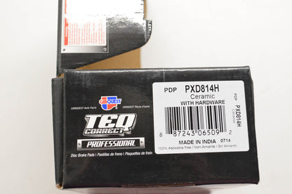 CarQuest PXD814H TEQ Professional Ceramic Rear Disc Brake Pad Kit NOS