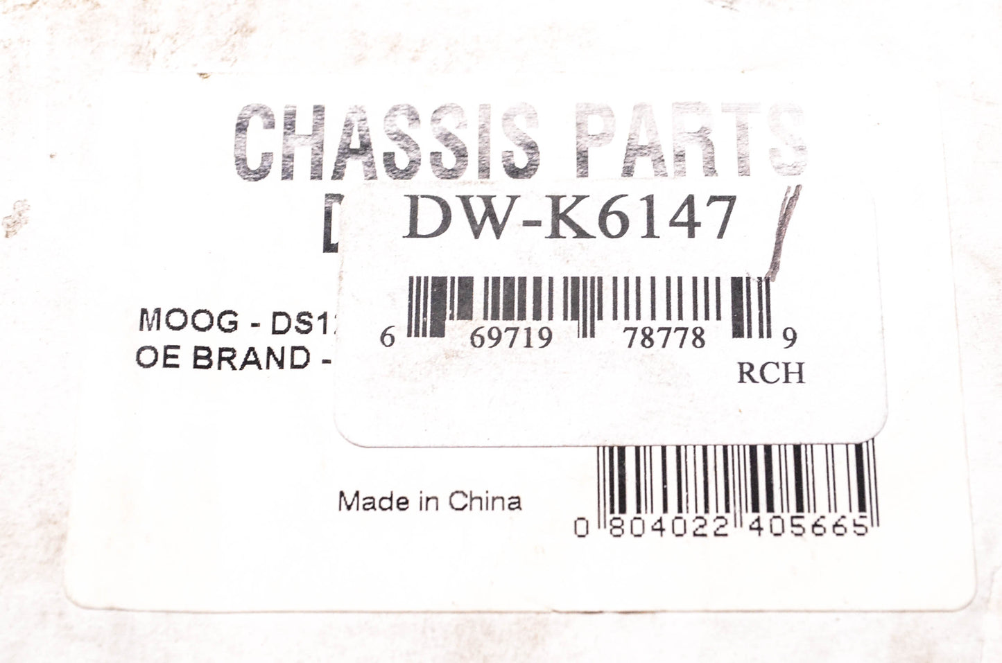 Drive Works DW-K6147 Control Arm Shaft NOS
