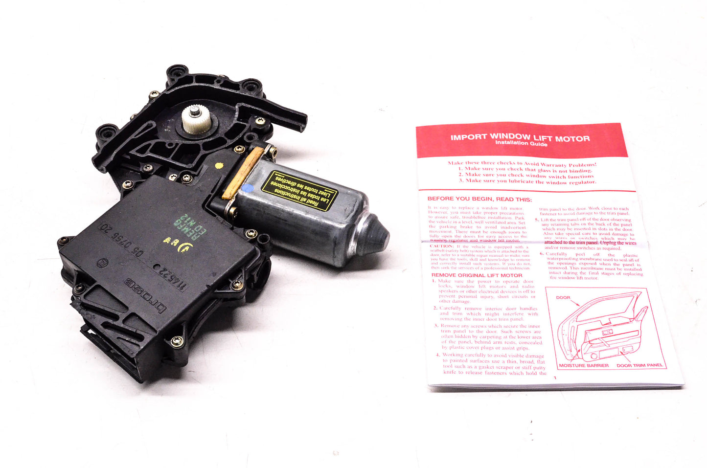 Carquest 47-2024 Remanufactured Window Lift Motor NOS