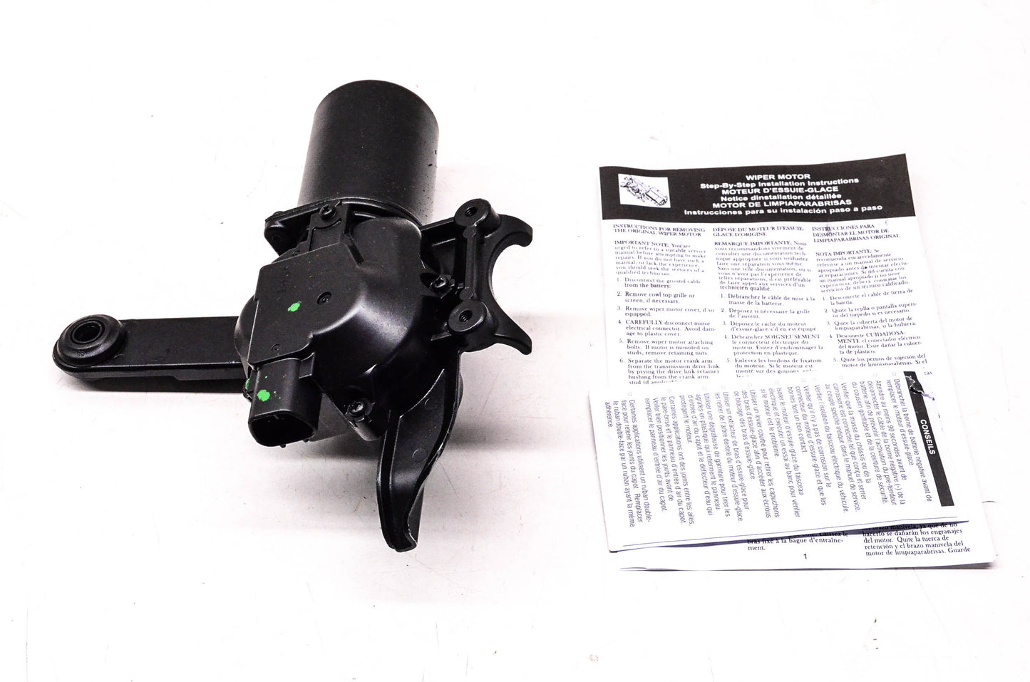 Carquest 43-4393 Remanufactured Wiper Motor NOS