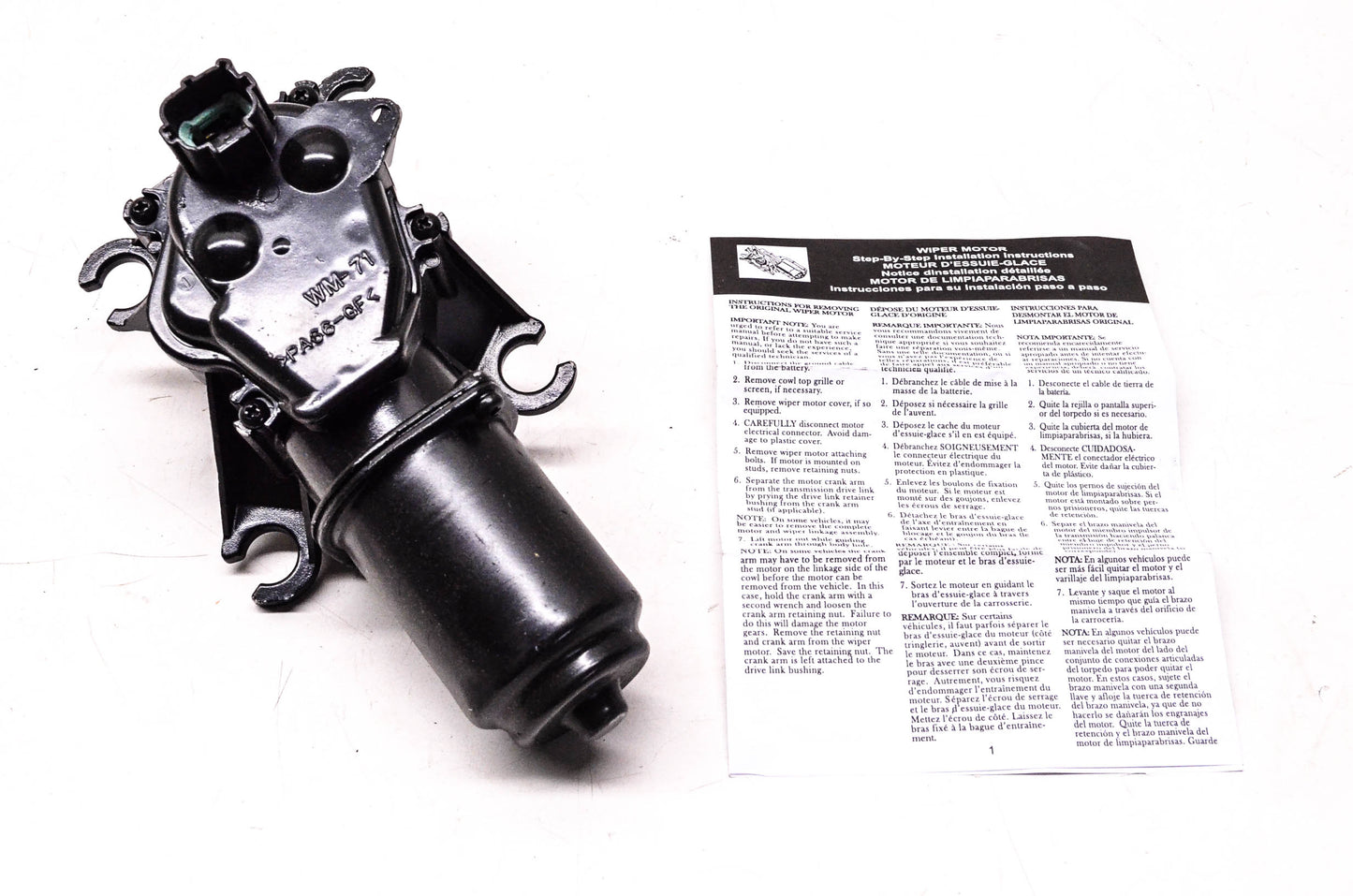 Carquest 43-4318 Remanufactured Wiper Motor NOS