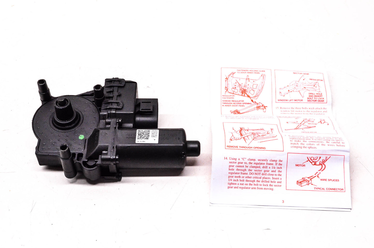 Carquest 47-2046 Remanufactured Window Lift Motor NOS