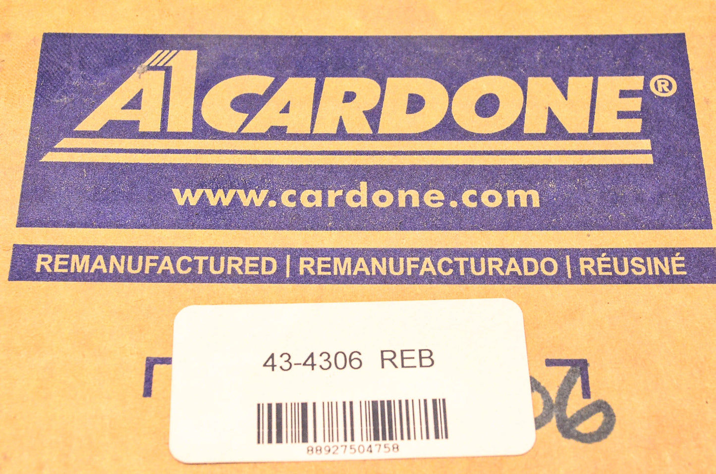 A1 Cardone 43-4306 Remanufactured Wiper Motor NOS