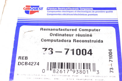 Carquest 73-71004 Remanufactured Engine Control Computer NOS