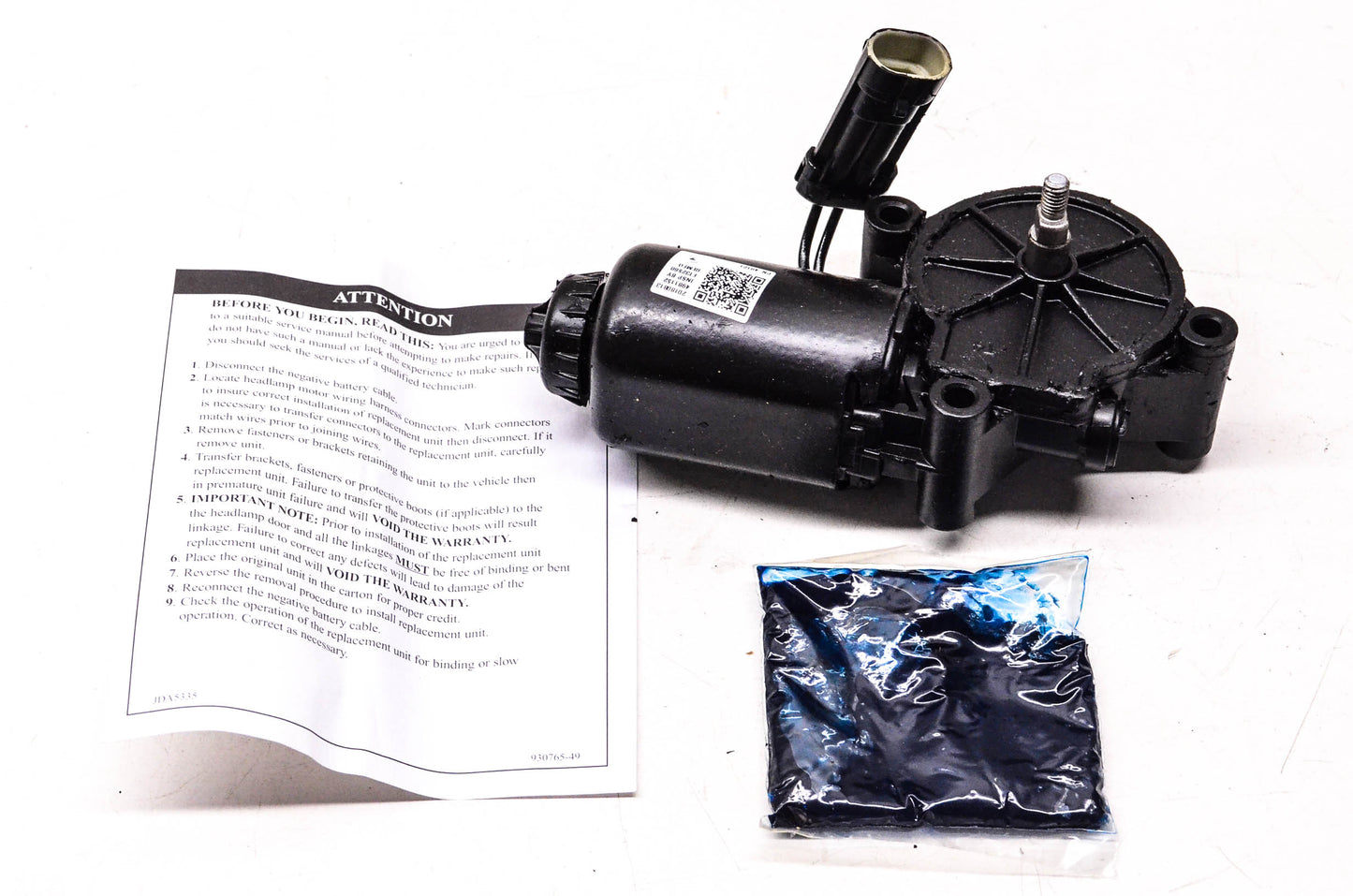 Carquest 49-121 Remanufactured Head Lamp Motor NOS