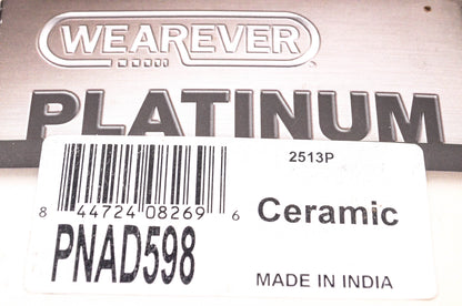Wearever PNAD598, 2513p Wearever Platinum Ceramic Brake Pad Kit NOS