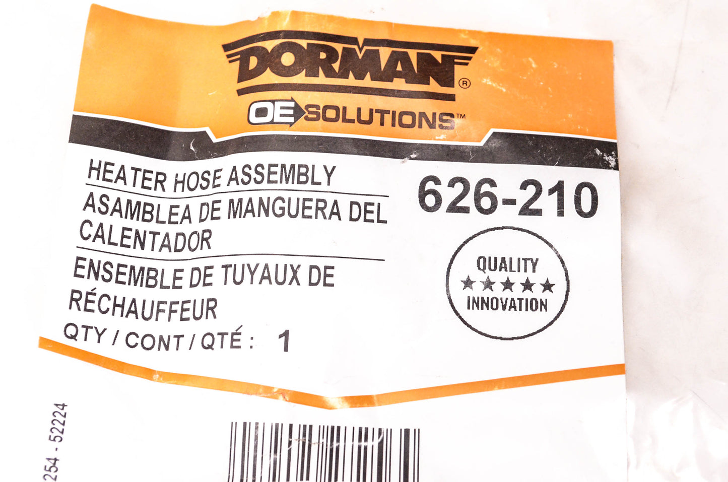 Dorman 626-210 99-03 Ford WindstarHeater Hose Assembly NOS