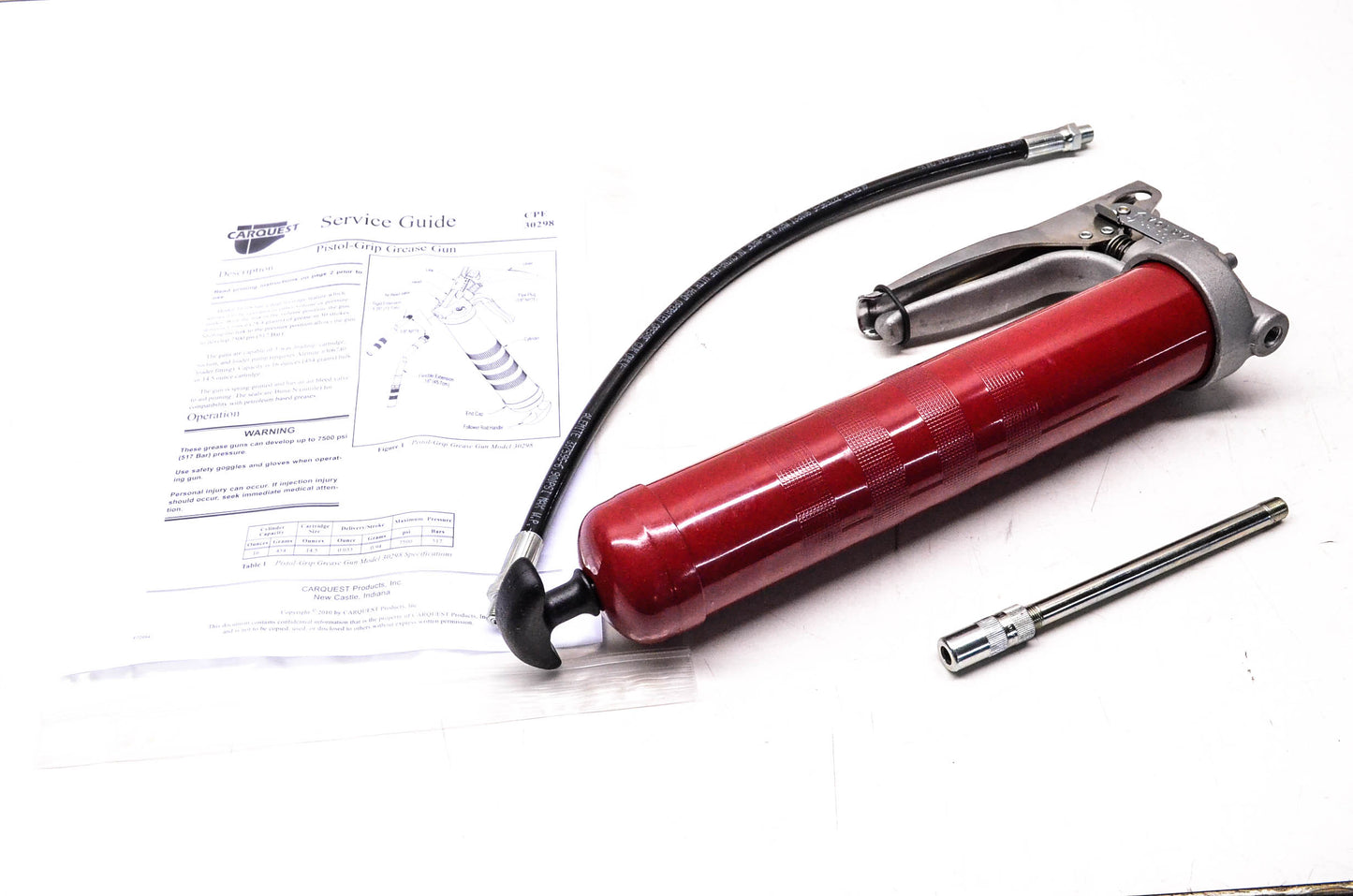 Carquest CPE 30298, 30298 Professional Grease Gun NOS