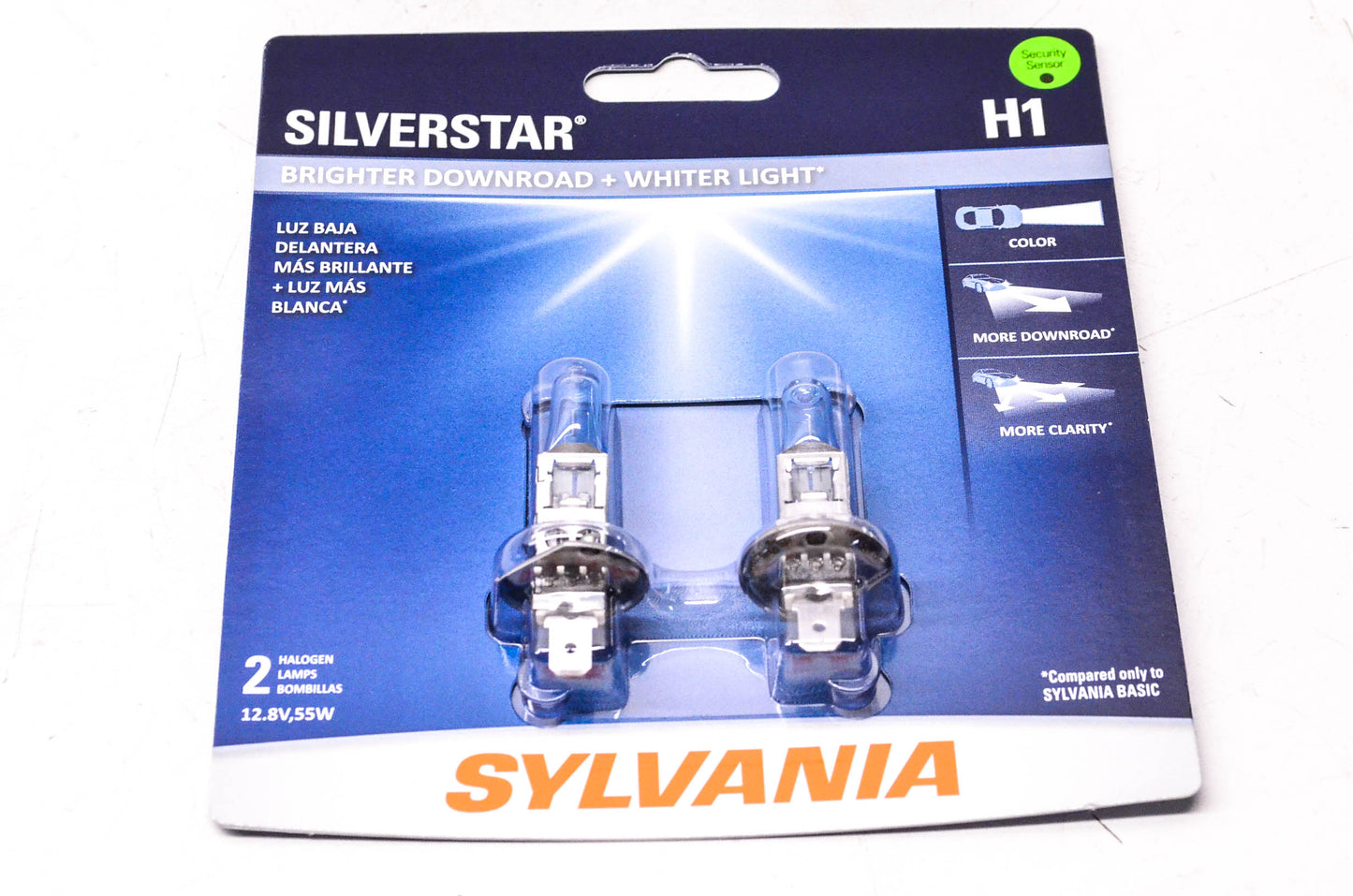 Sylvania H1ST.BP2 Sylvania Silverstar Headlight Qty 2 NOS