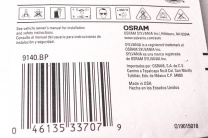 Sylvania 9140.BP Sylvania Basic Headlight NOS