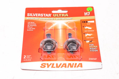 Sylvania H7SU.BP2 Sylvania Silverstar Ultra Headlight Qty 2 NOS