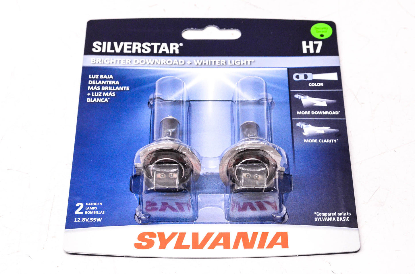 Sylvania H7ST.BP2 Sylvania Silverstar Headlight Qty 2 NOS
